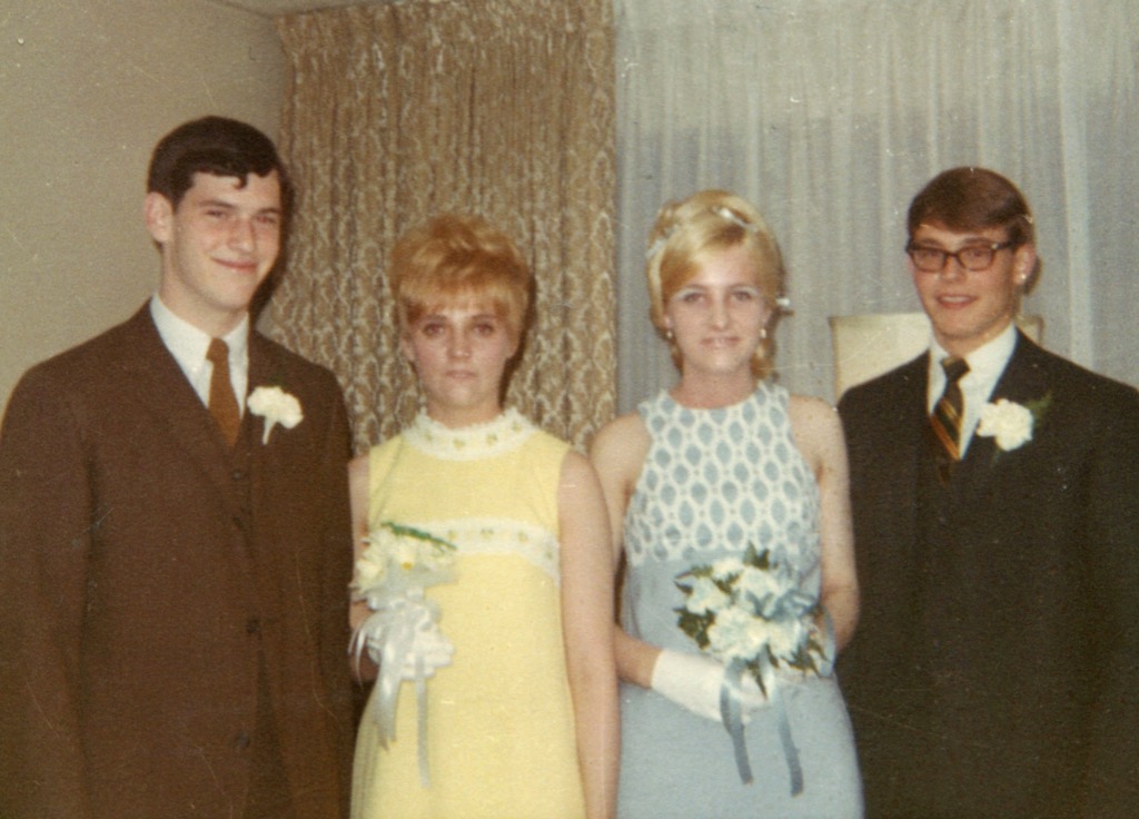 Frank Butera, Charlene Wenger (RIP), Rosemary Markovich, Andy Roman at Jr. Prom